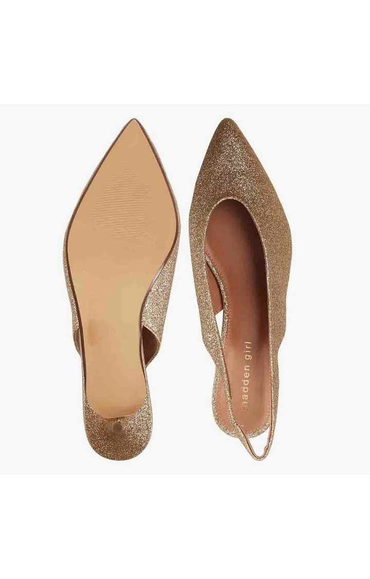 Alyssa Gold Pumps