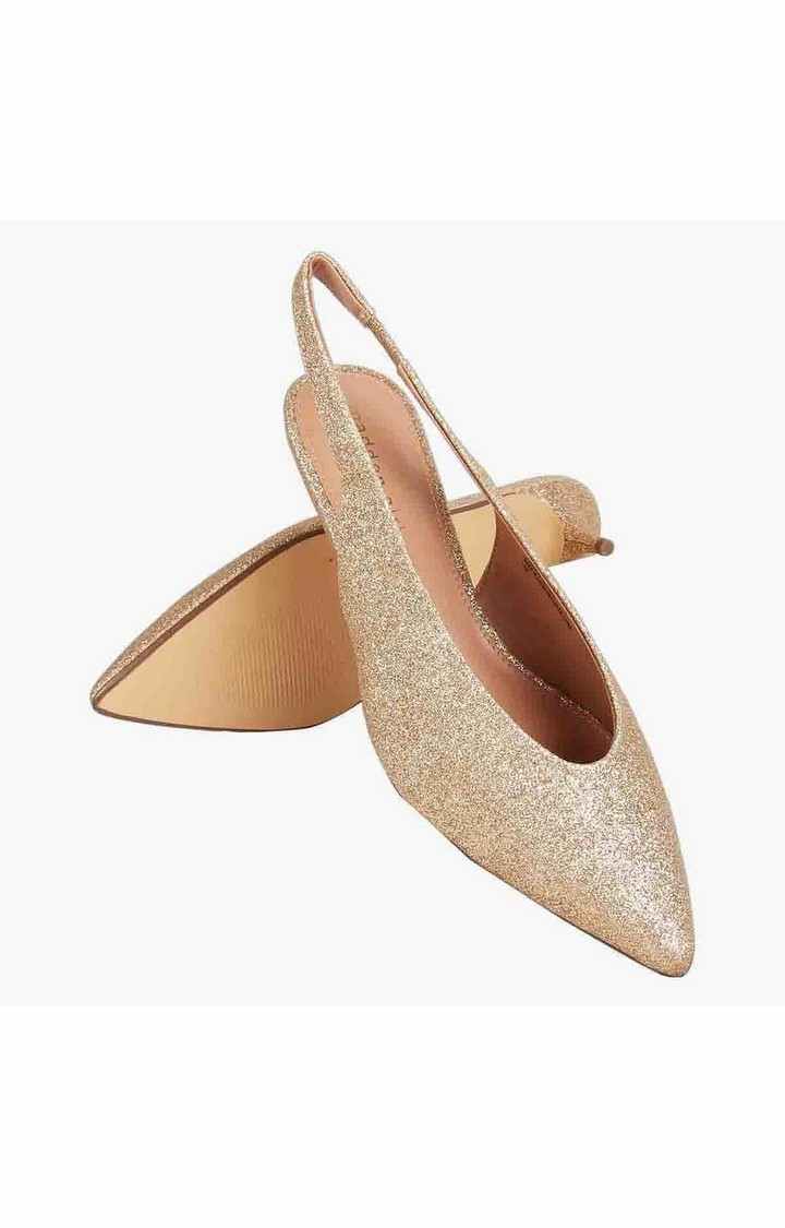Alyssa Gold Pumps