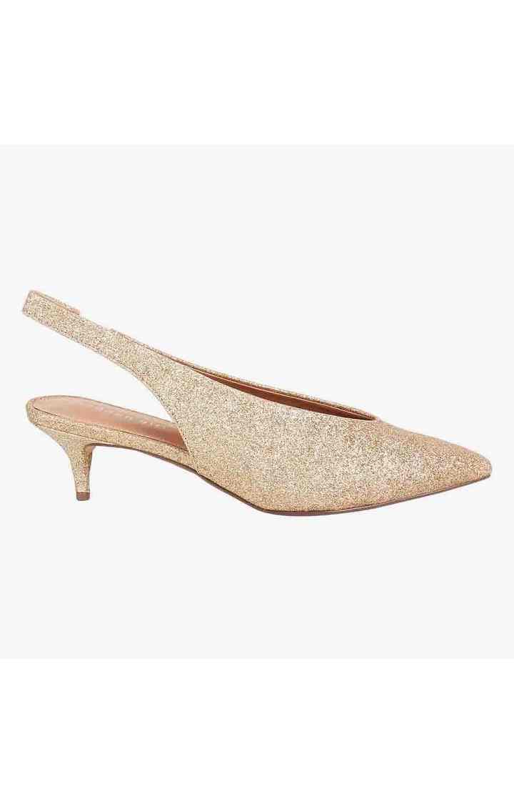 Alyssa Gold Pumps