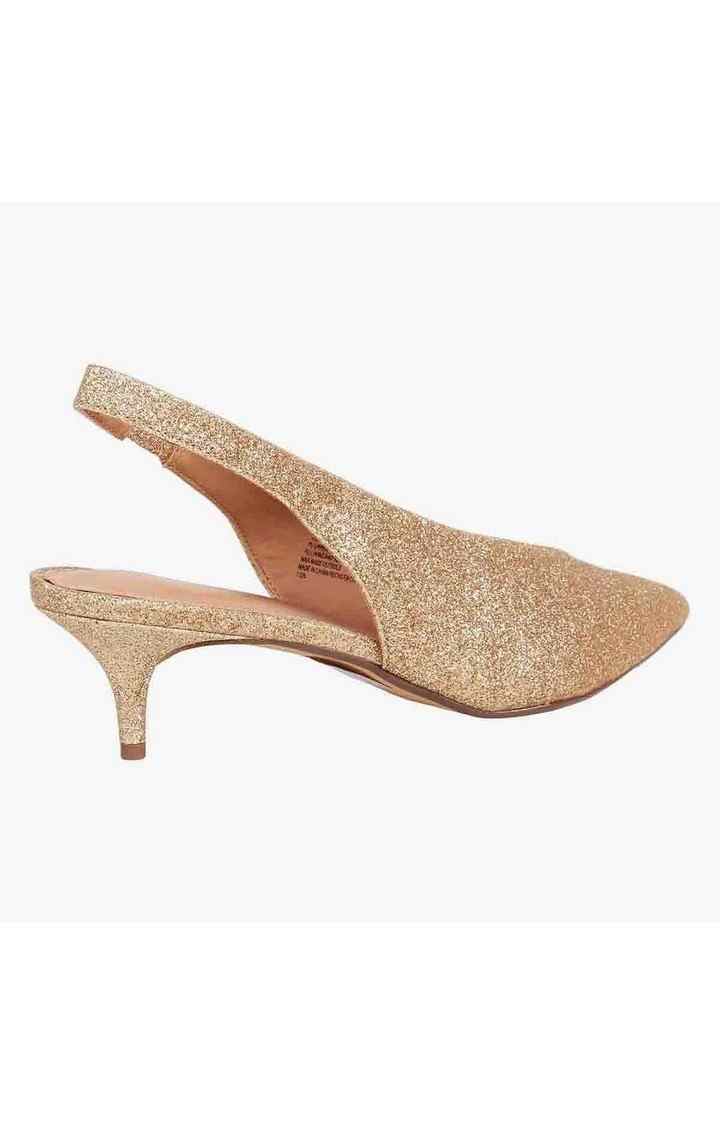 Alyssa Gold Pumps