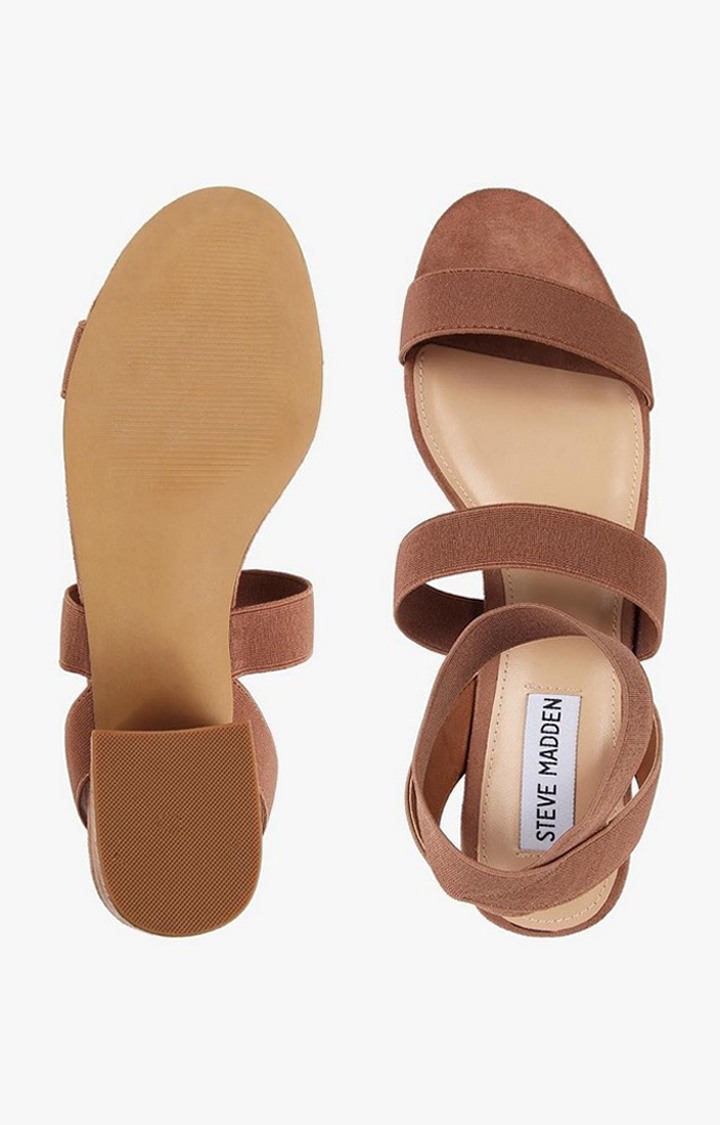 Isolate Brown Heel Sandals