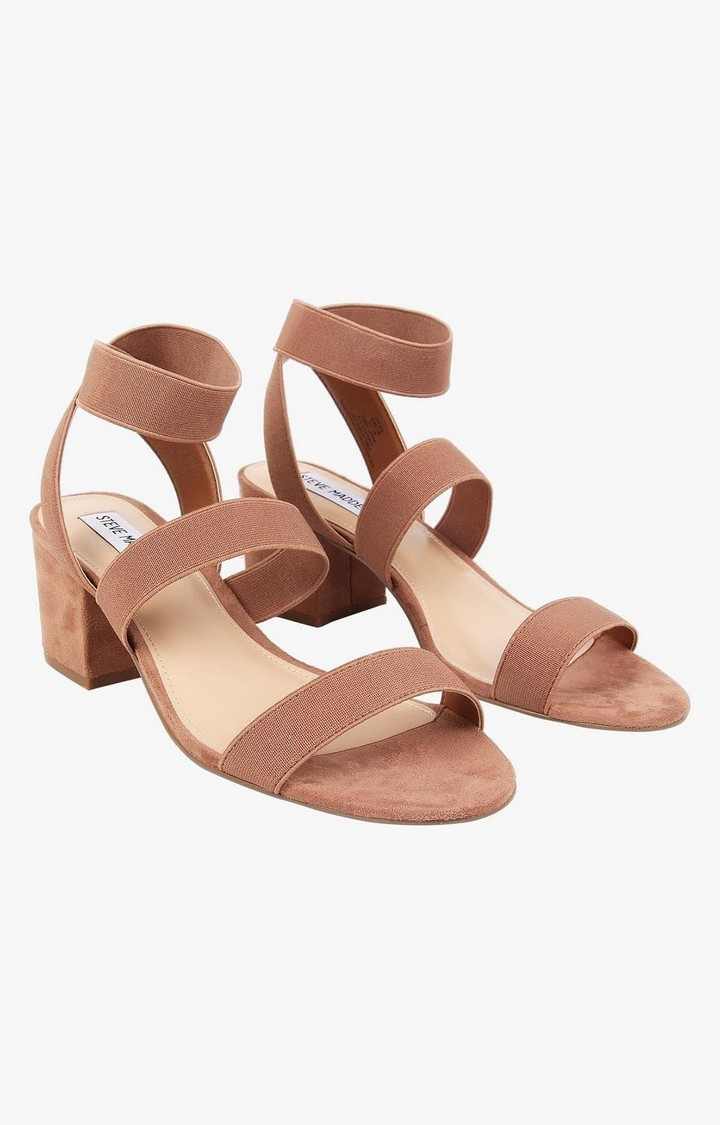 Isolate Brown Heel Sandals