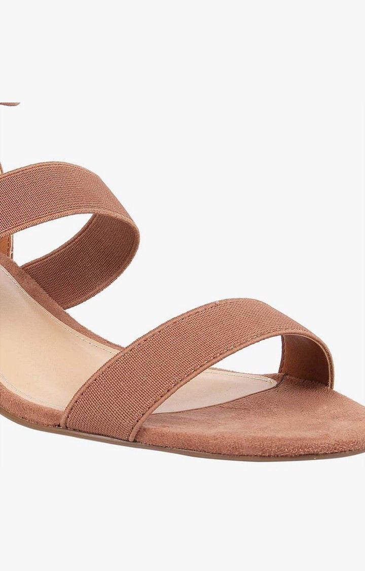 Isolate Brown Heel Sandals