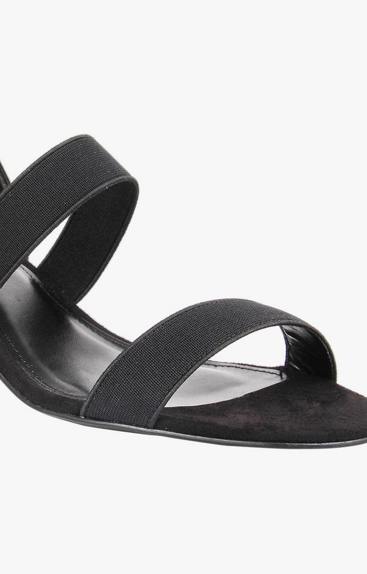 Isolate Black Heel Sandals