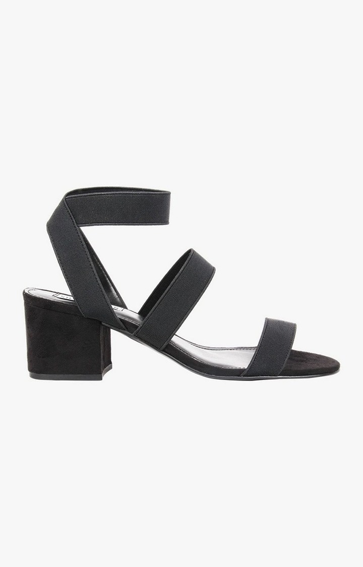 Isolate Black Heel Sandals
