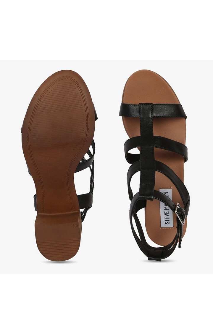 Aphrodite Black Heel Sandals