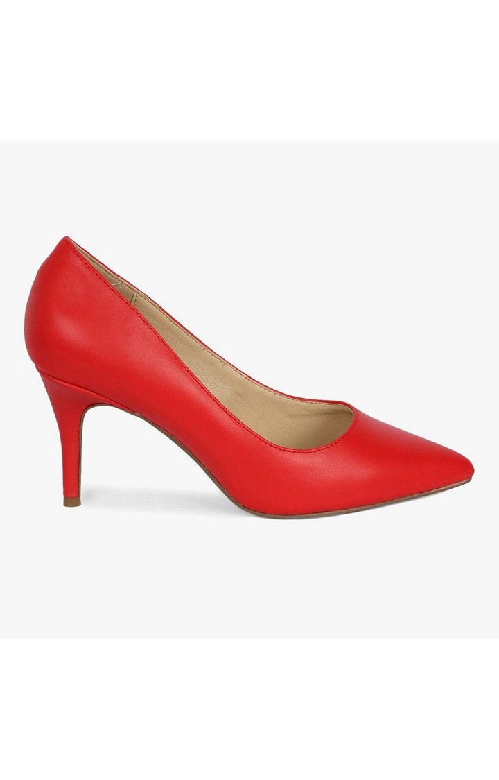 Bari Red Pumps
