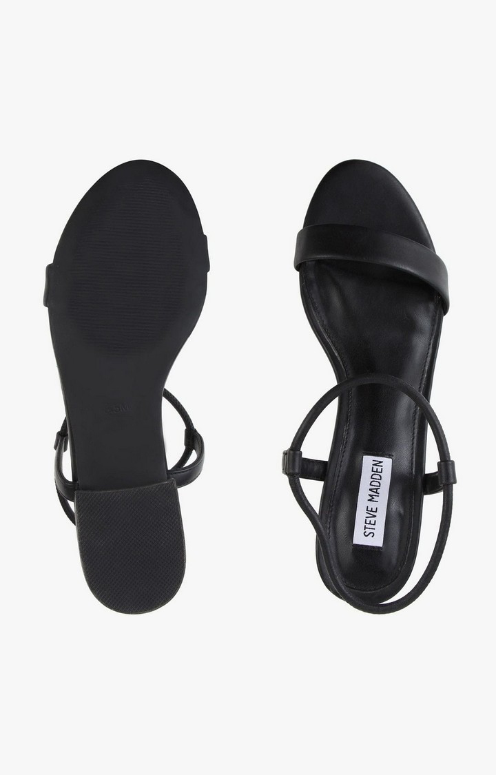Ida Black Heel Sandals