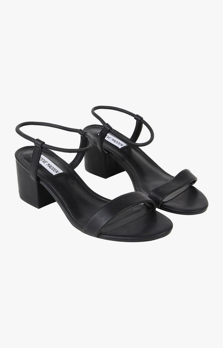 Ida Black Heel Sandals