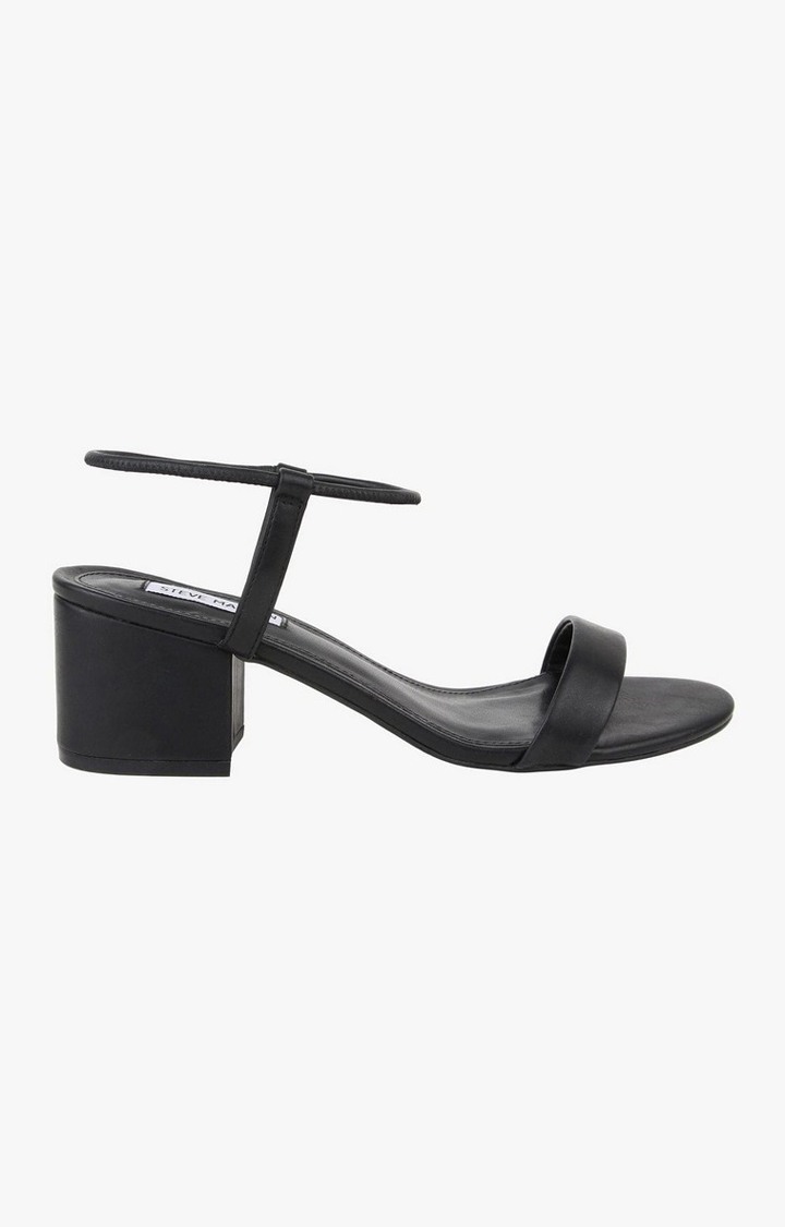 Ida Black Heel Sandals