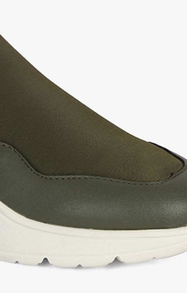 Zip Green Sneakers