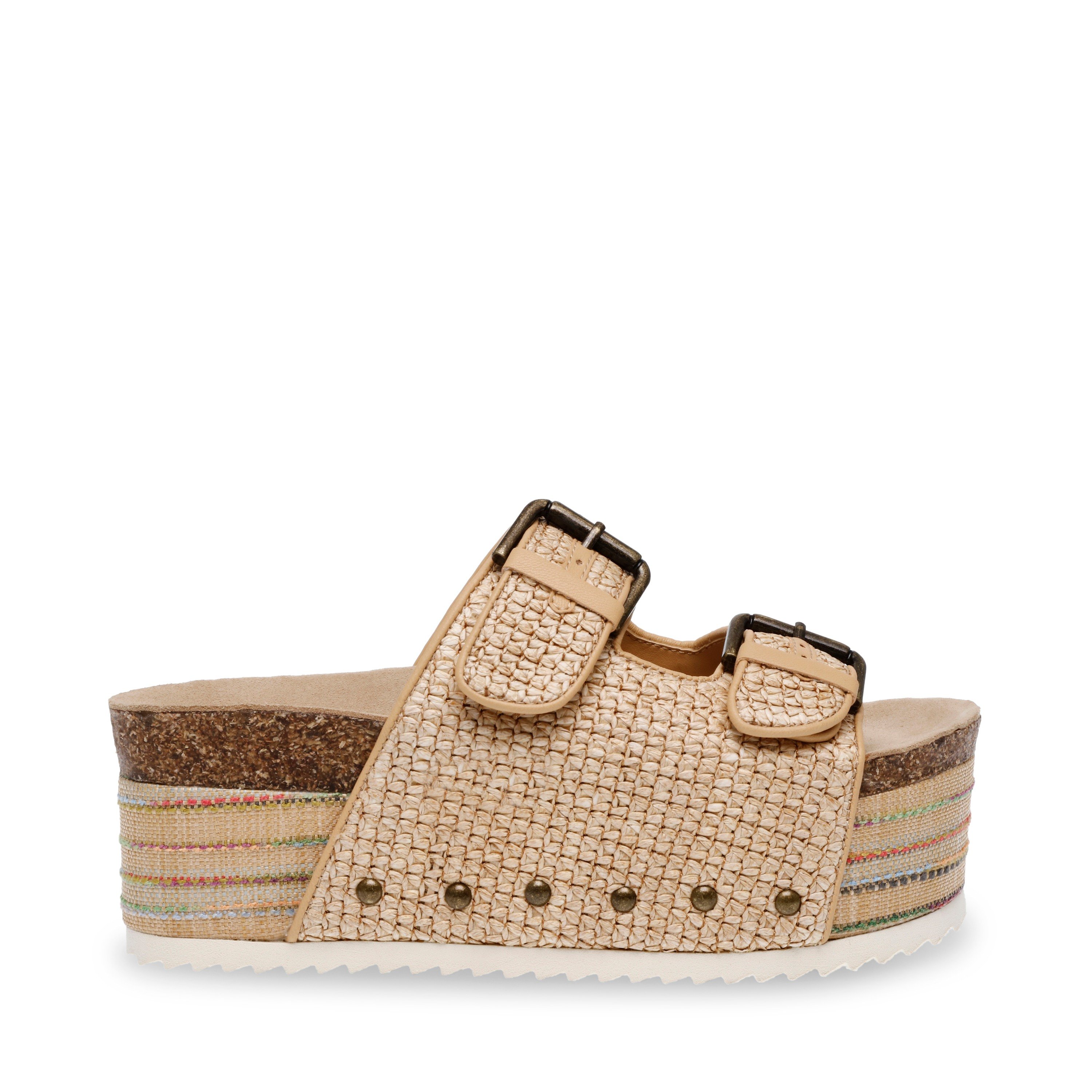Kali Raffia Wedges