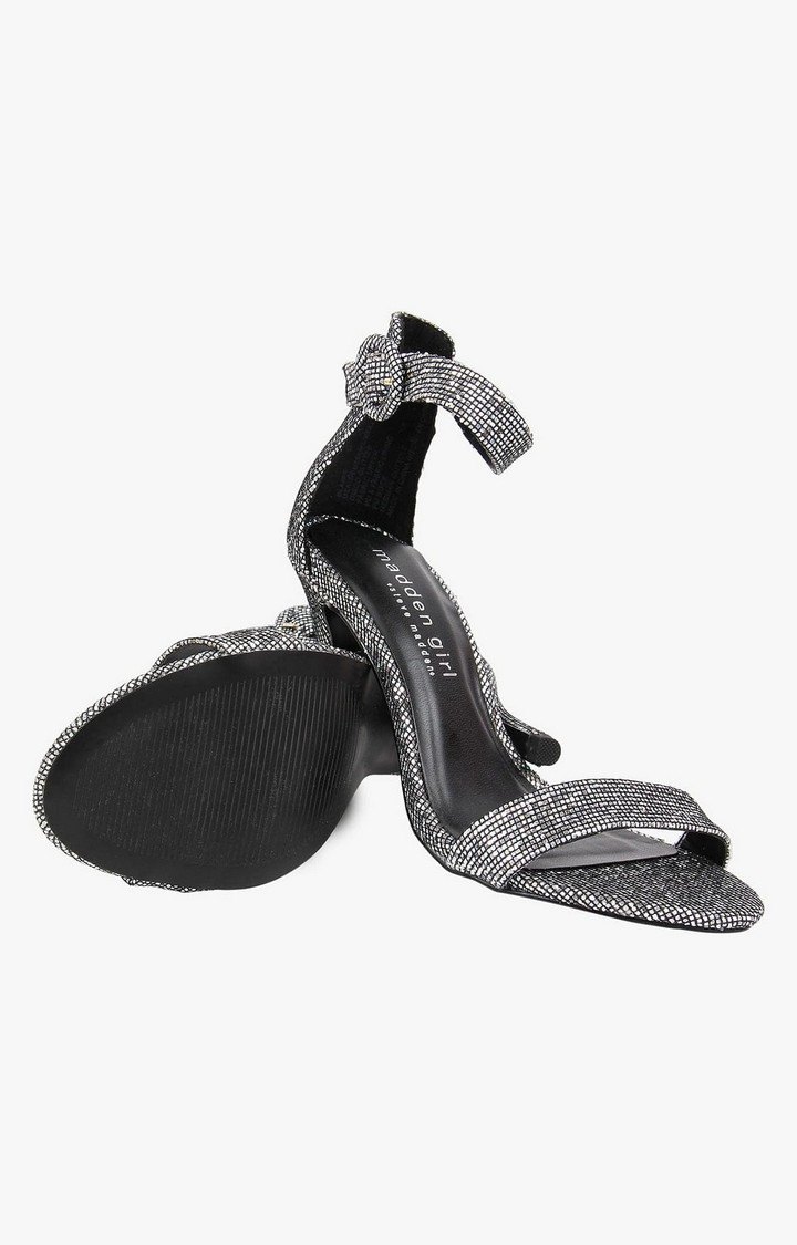 Blaire Silver Heel Sandals