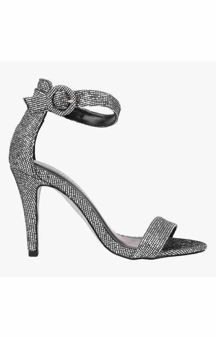 Blaire Silver Heel Sandals