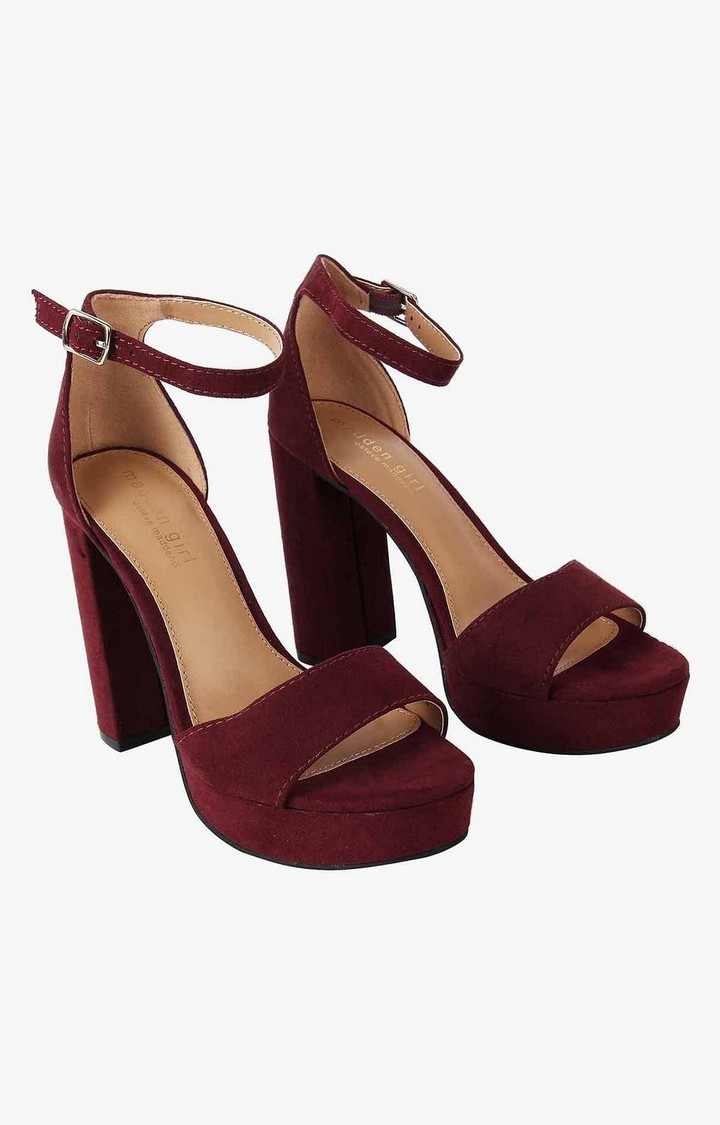 Rubyy Red Heel Sandals