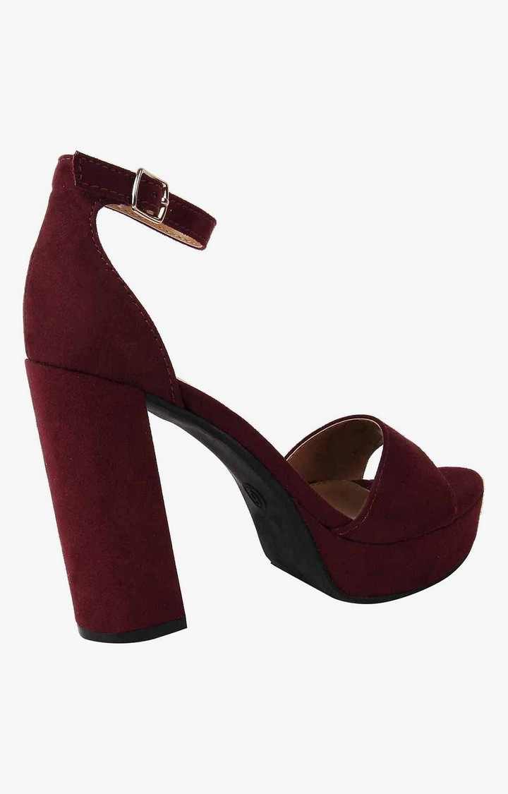 Rubyy Red Heel Sandals