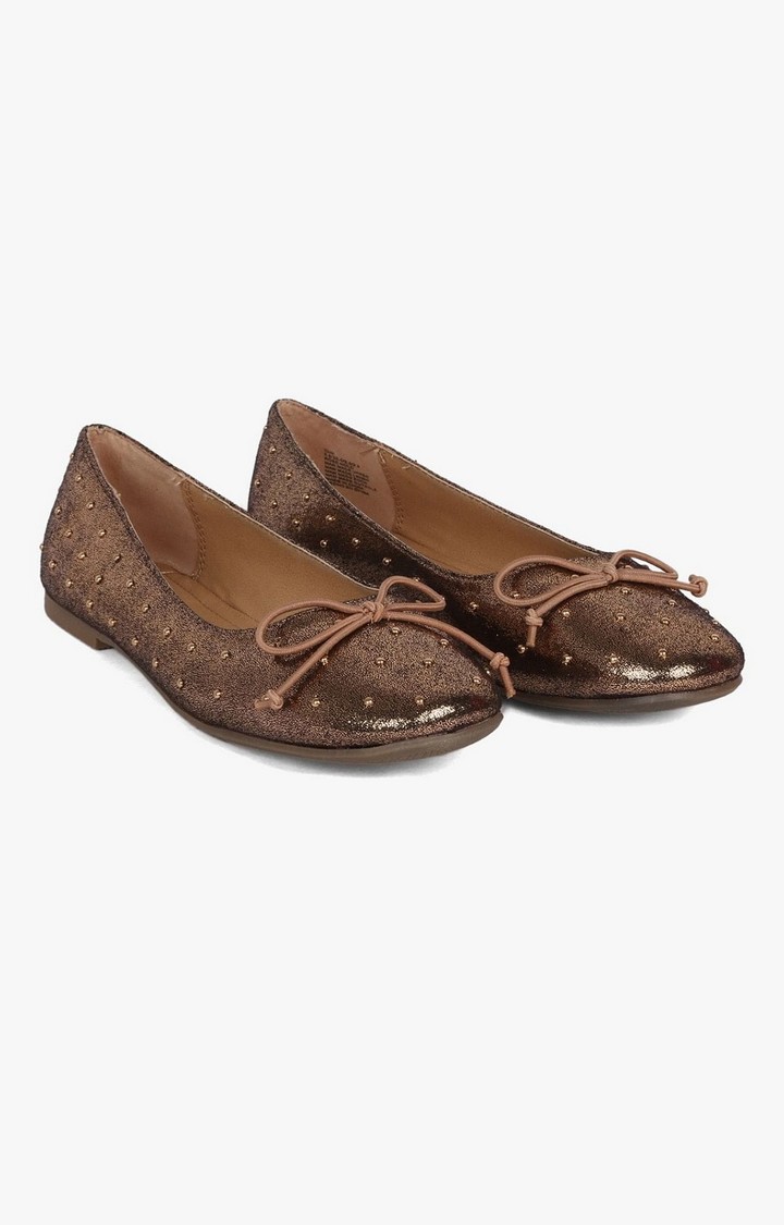 Tani Pink Closed Flats & Ballerinas