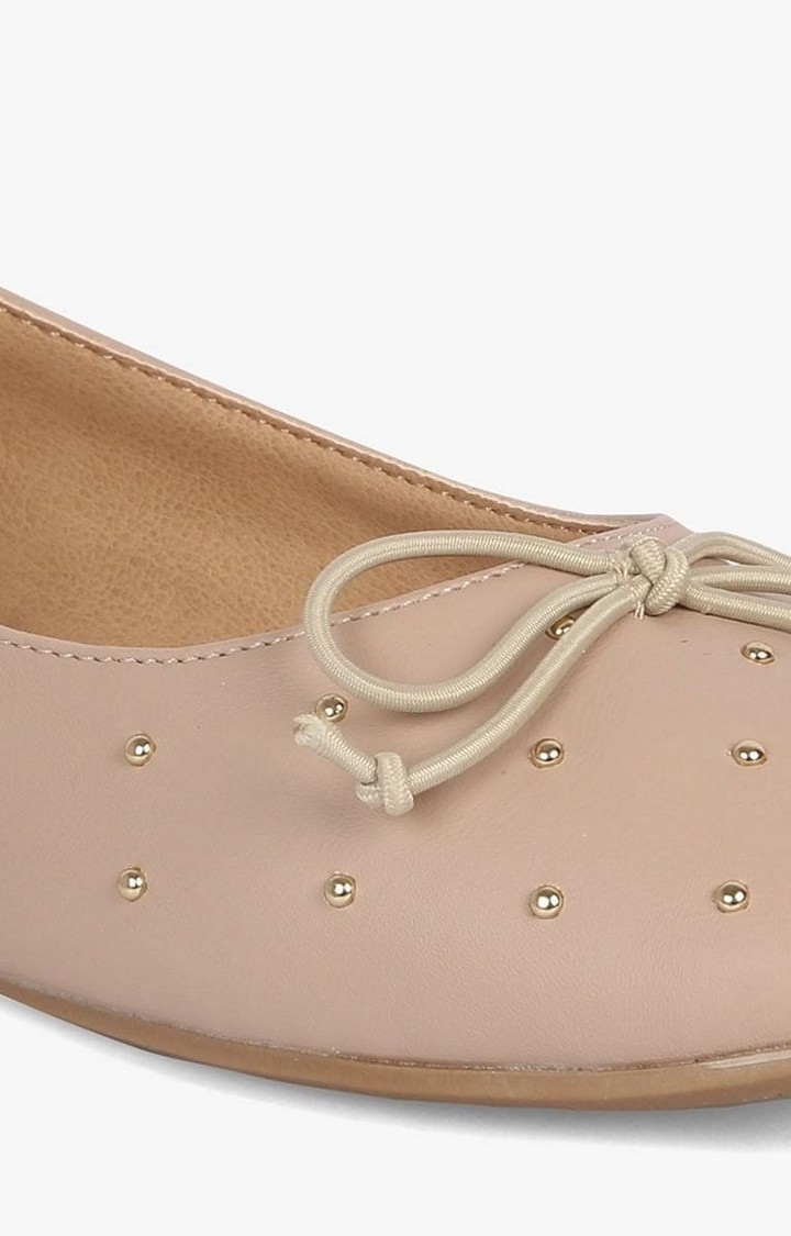 Tani Pink Closed Flats & Ballerinas