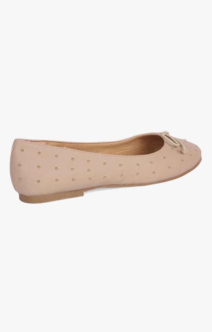 Tani Pink Closed Flats & Ballerinas
