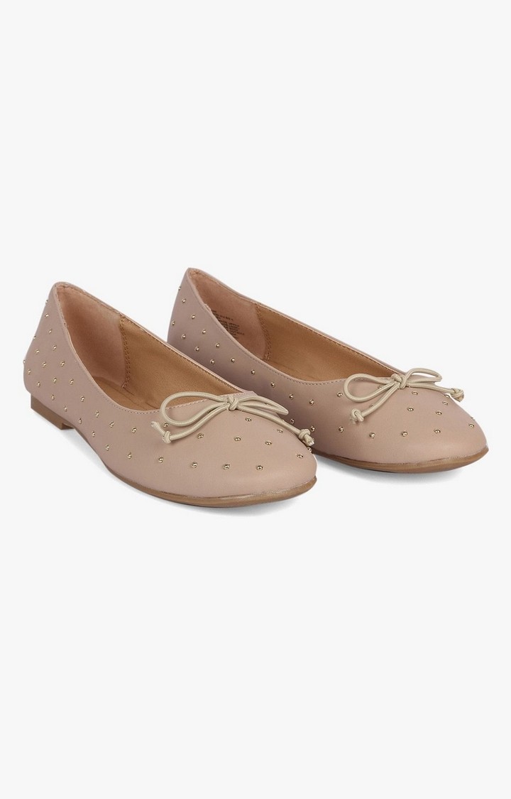 Tani Pink Closed Flats & Ballerinas