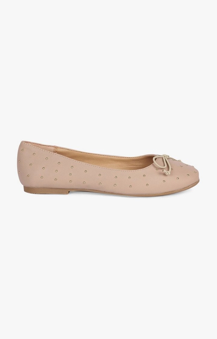 Tani Pink Closed Flats & Ballerinas