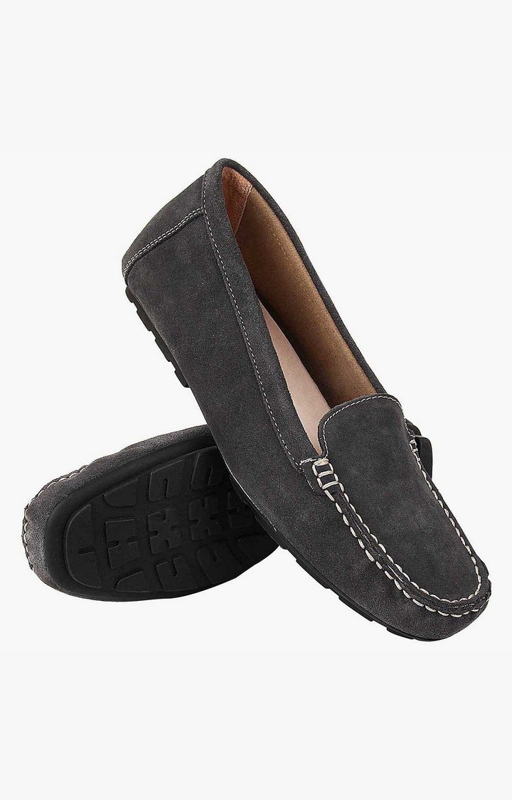 Dale Grey Closed Flats & Ballerinas