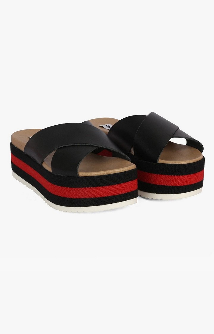 Asher Black Wedges