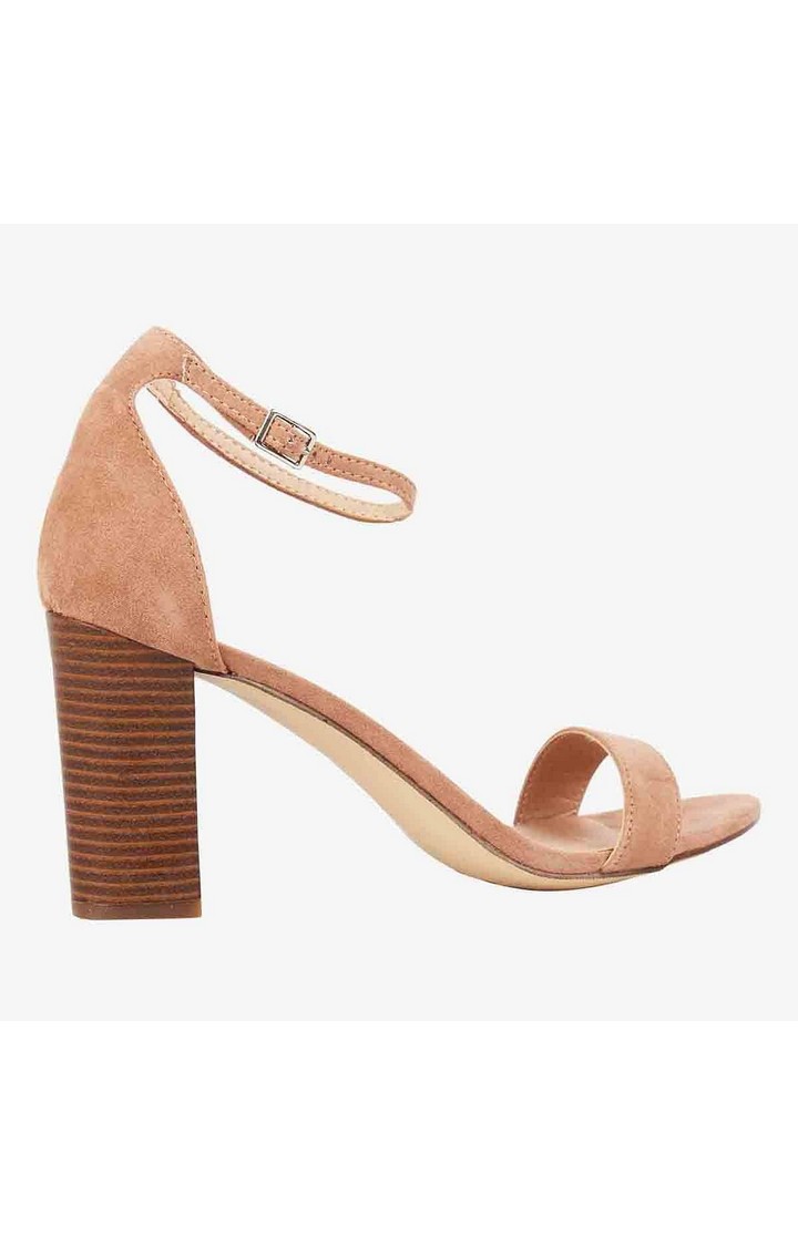 Bella-S Orange Heel Sandals