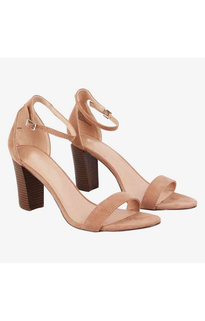 Bella-S Orange Heel Sandals