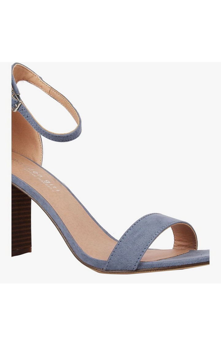 Bella-S Blue Heel Sandals