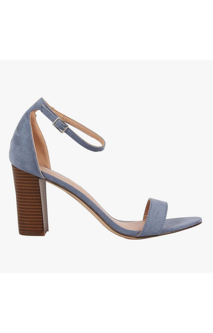 Bella-S Blue Heel Sandals