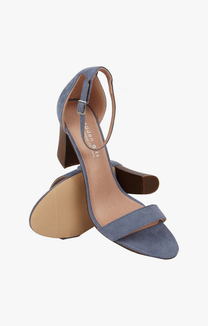 Bella-S Blue Heel Sandals