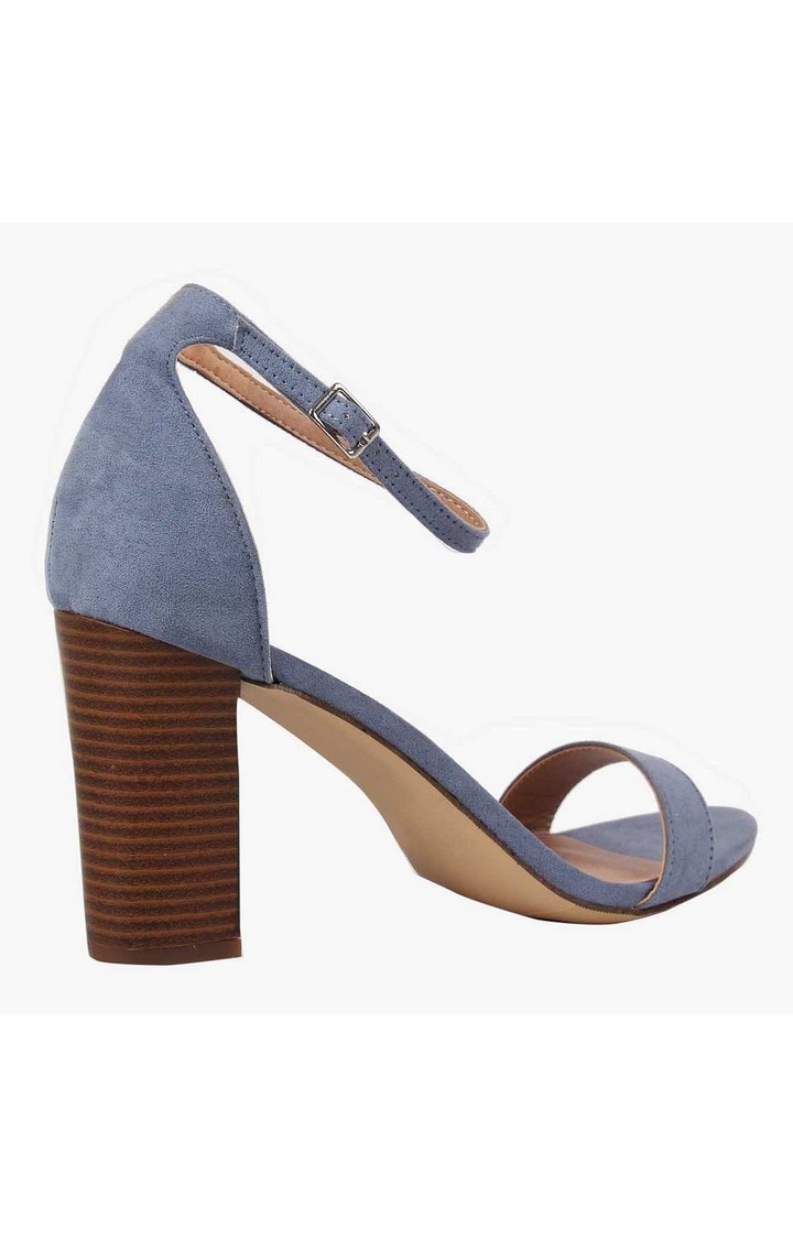 Bella-S Blue Heel Sandals