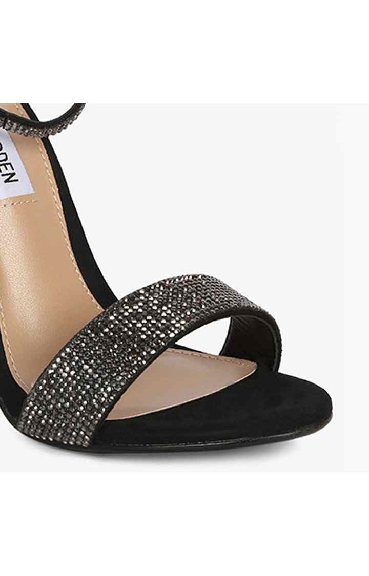 Carrson-R Black Heel Sandals