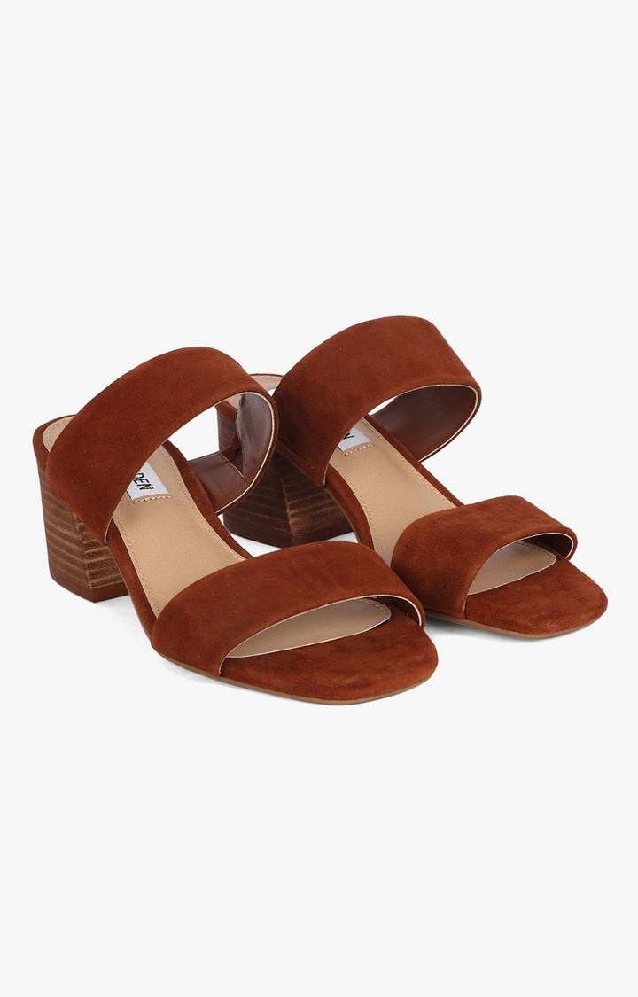 Caterina Brown Heel Sandals