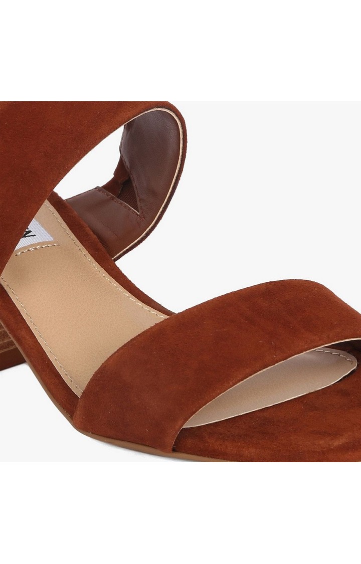 Caterina Brown Heel Sandals