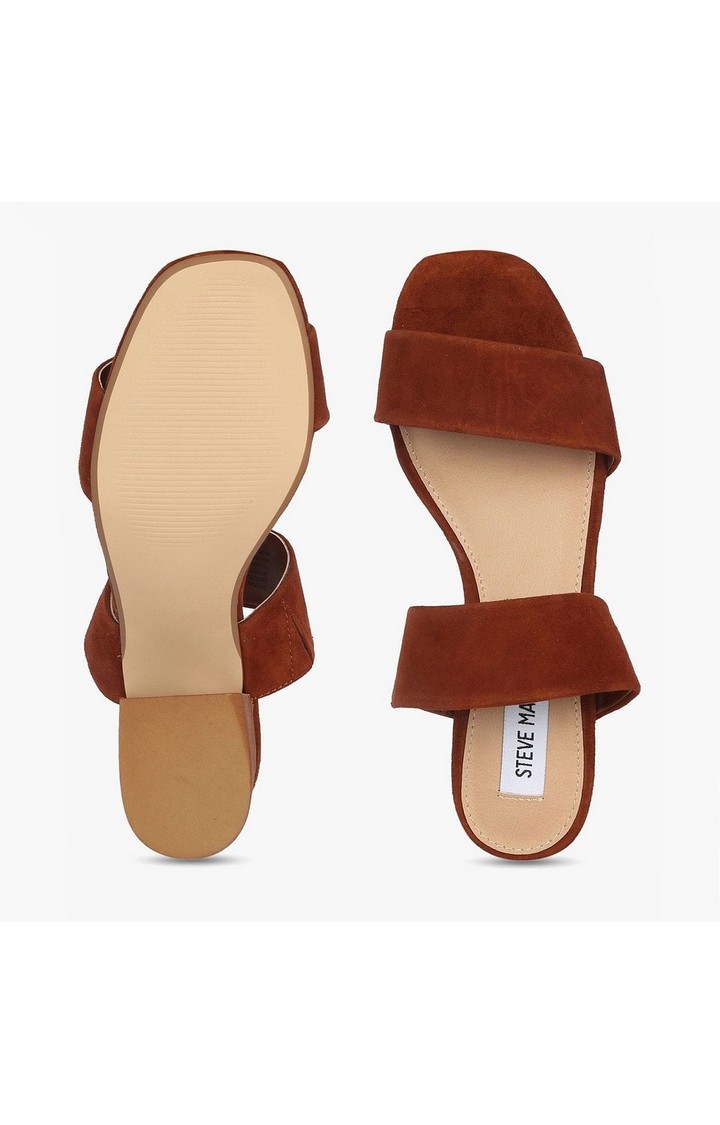 Caterina Brown Heel Sandals