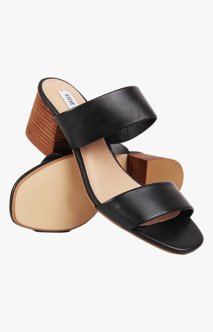 Caterina Black Heel Sandals