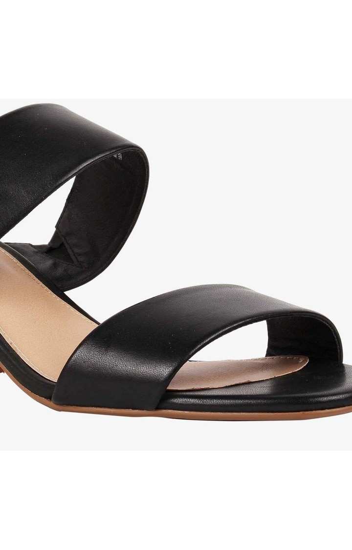 Caterina Black Heel Sandals