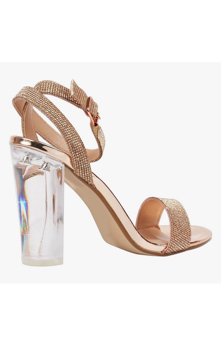 Crysler Pink Heel Sandals