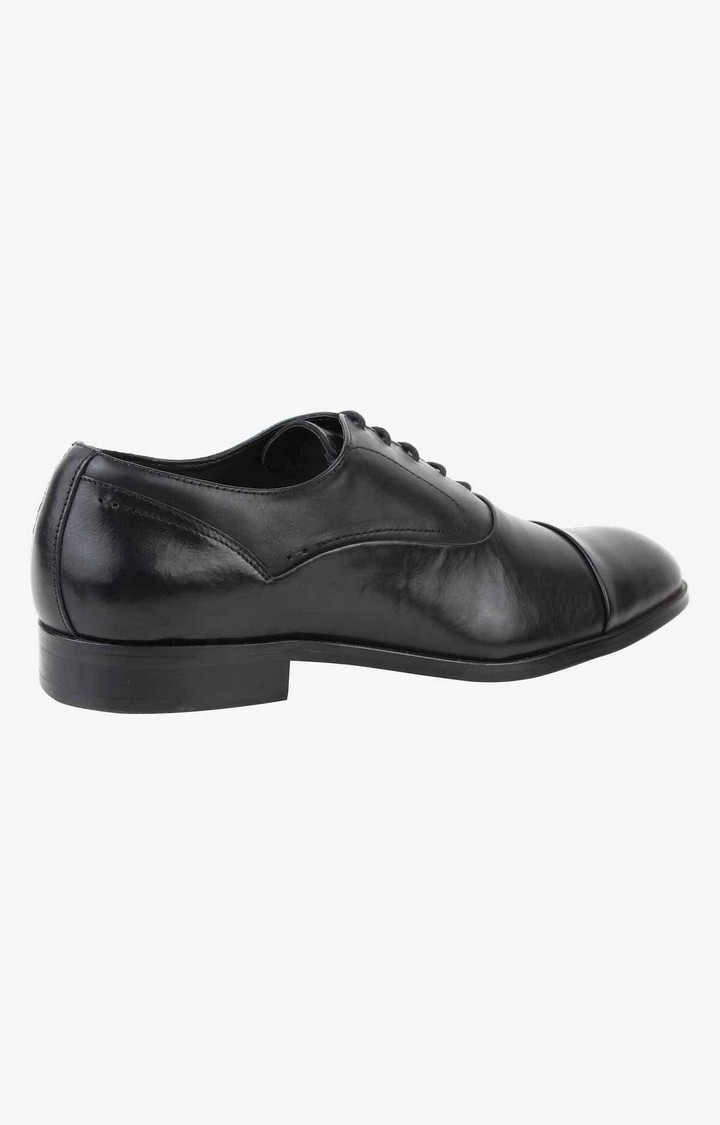 Evans Black Tie-Ups & Dress Loafers