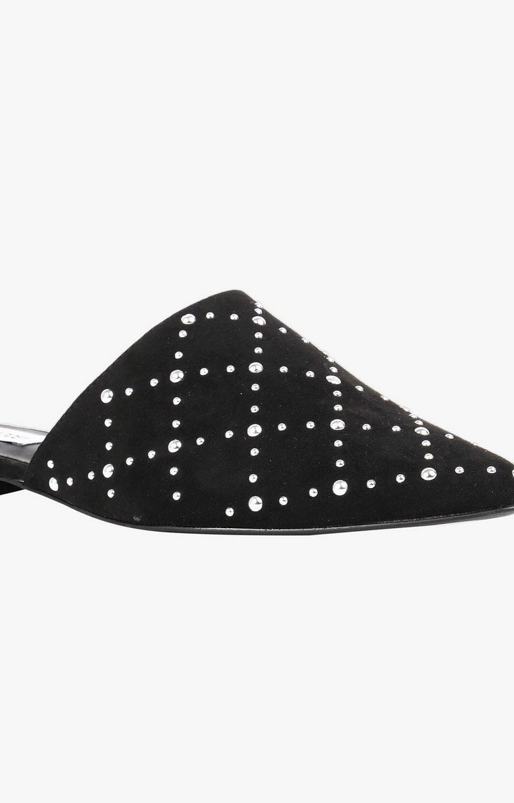 Fazed Black Closed Flats & Ballerinas
