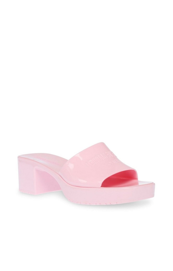 Halston Pink Heel Sandals