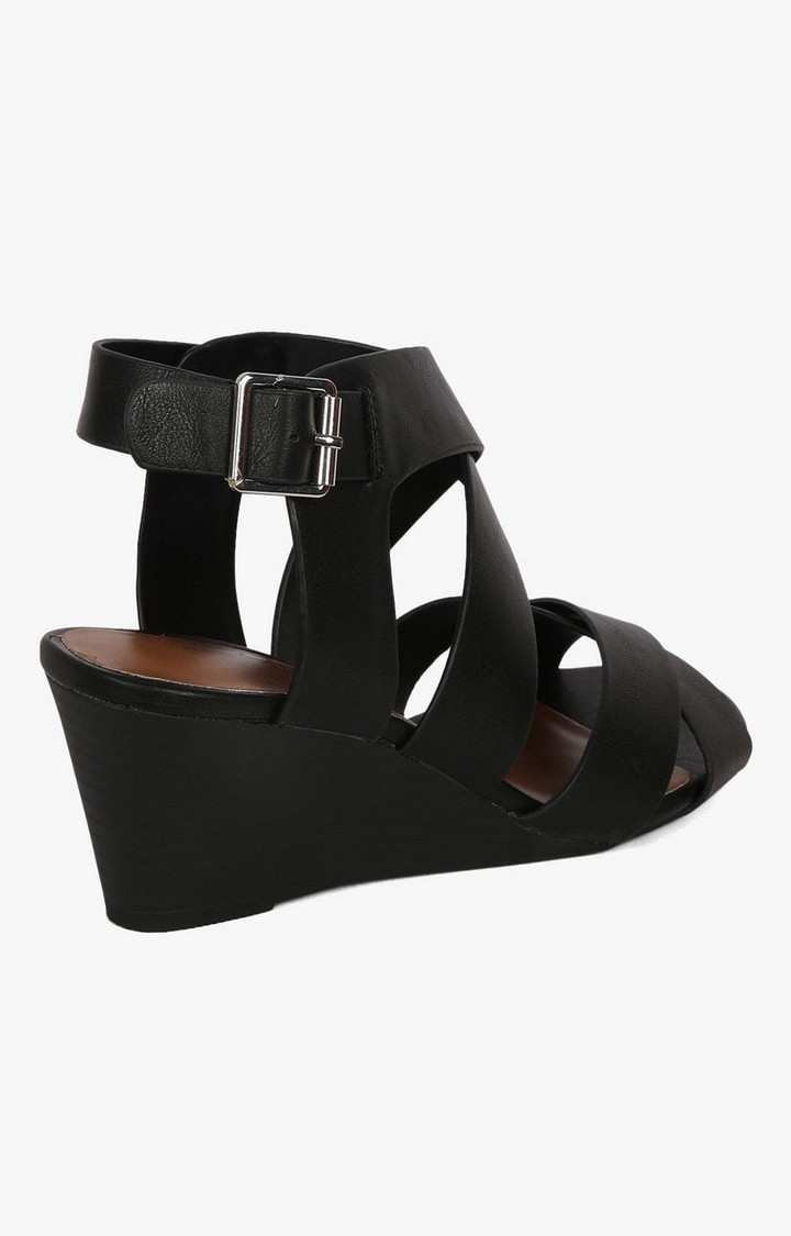 Harryy Black Wedges