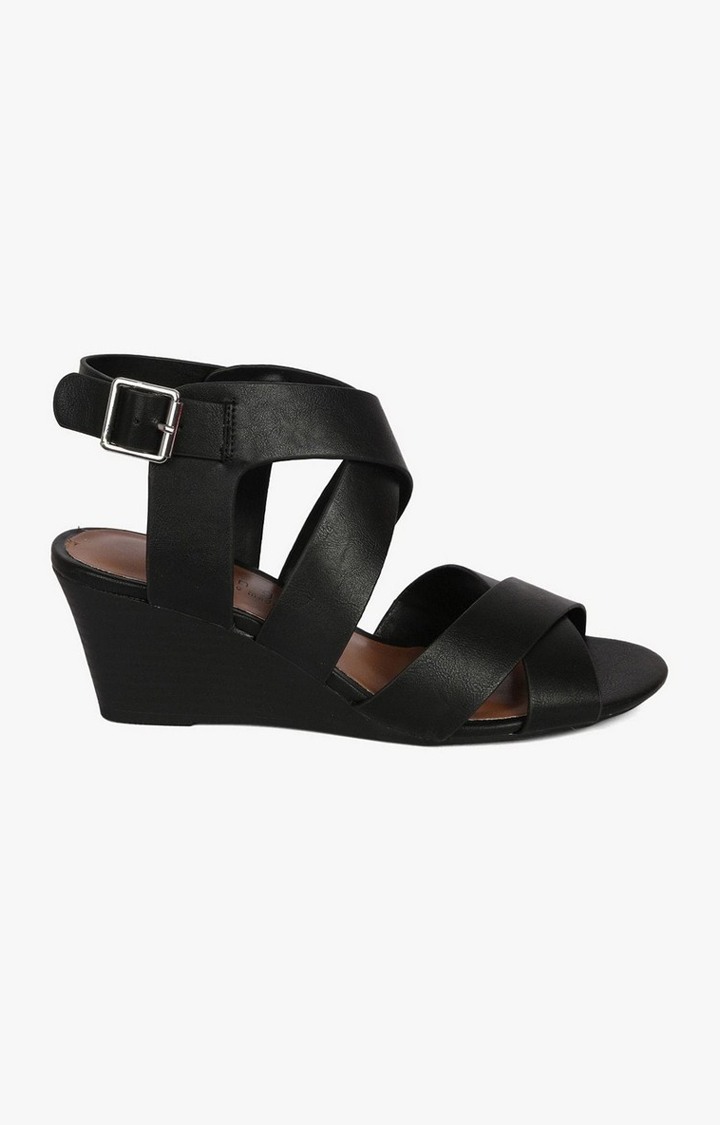 Harryy Black Wedges