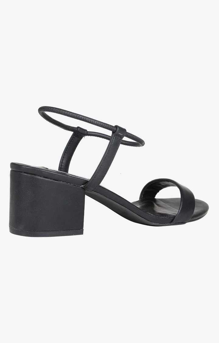 Ibbie Black Heel Sandals