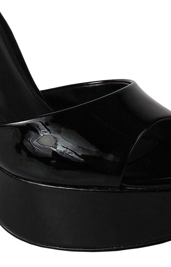 Major Black Heel Sandals