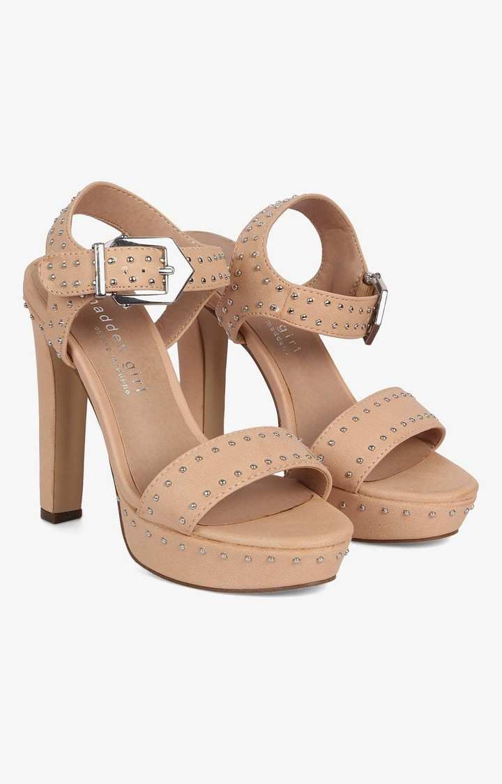 Rooma Pink Heel Sandals