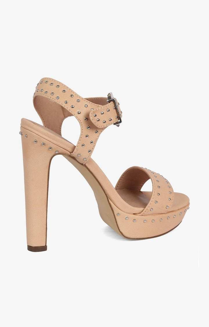 Rooma Pink Heel Sandals