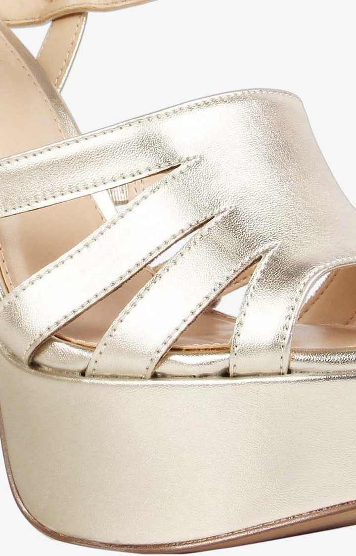 Salsa Yellow Heel Sandals